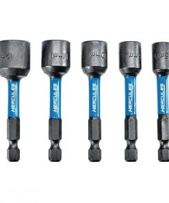 Deals 🔔 HERCULES 2-9/16 in. Impact Rated Magnetic Nut Setters Metric, 5 Pc. 💯