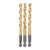 Best deal 🎁 HERCULES 1/4 in. Impact Rated Hex Shank Titanium Drill Bit Set, 3 Piece 👏 -Outlet The Power Tool Hub Store 64891 I