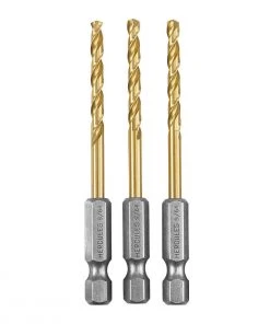 Top 10 🔔 HERCULES 9/64 in. Impact Rated Hex Shank Titanium Drill Bit Set, 3 Piece ⭐