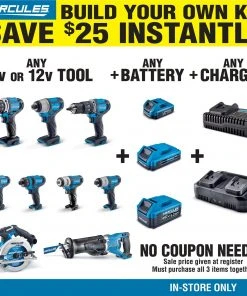 Outlet ✔️ HERCULES 20V Cordless 200 MPH Compact Jobsite Blower – Tool Only 😍 -Outlet The Power Tool Hub Store Hercules Sign KS5 SQ 10