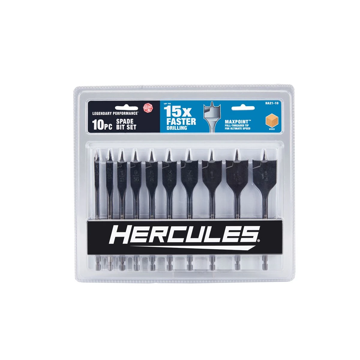Wholesale ๐ฅฐ HERCULES Spade Bit Set, 10 Piece ๐ 5 Wholesale ๐ฅฐ HERCULES Spade Bit Set, 10 Piece ๐ - Image 3